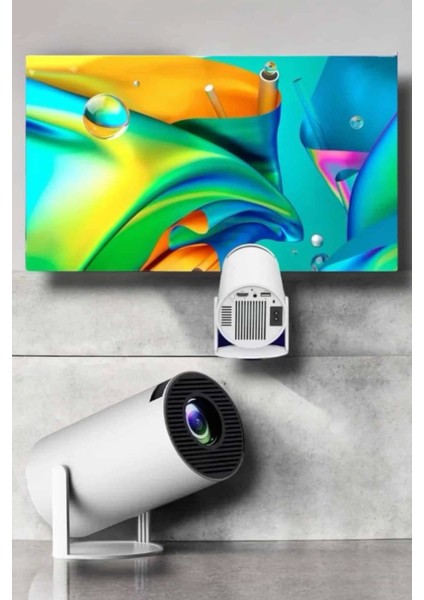 130 Inç Geniş Ekran ve 4K Destekli Full Hd Projeksiyon Cihazı