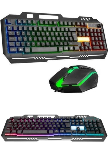 Gaming Oyuncu Klavyesi LED Aydınlatmalı Mekanik Hisli