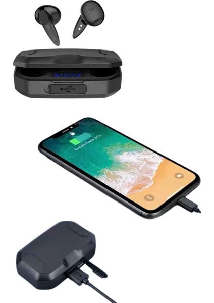 Çağrı Cevaplayabilen Akıllı Saat 5.2 Bluetooth Bağlantılı Gaming Kulaklık