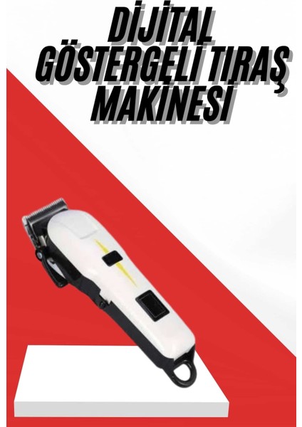 Profesyonel Şarjlı Tıraş Makinesi Turbo Kablosuz Saç Kesme Makinesi