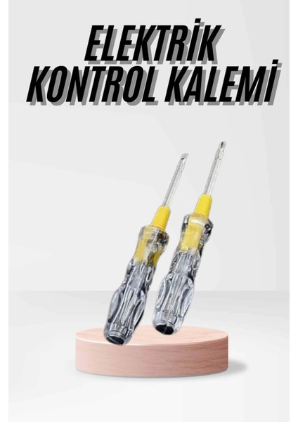 Kontrol Kalemi Çift Başlıklı Şeffaf Elektrik Testi Değişken Uçlu