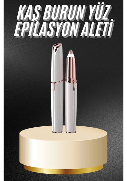 Kaş Bıyık Tüy Epilasyon Aleti Pilli Yüz Kaş Epilatör Kıl Tüy Alma Epilasyon