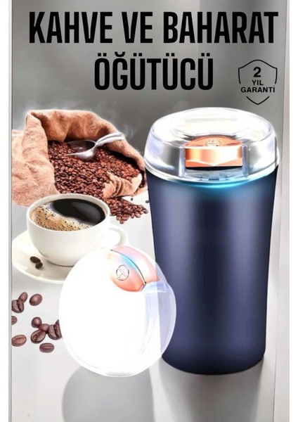 Otomatik Kahve ve Baharat Öğütücü Kolay ve Taşınabilir