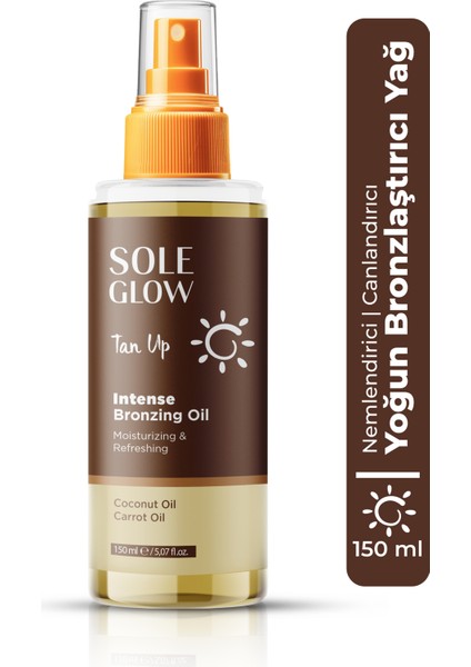 Intense Bronzing Oil 150ML | Yoğun Bronzlaştırıcı Yağ | Nemlendirici & Canlandırıcı