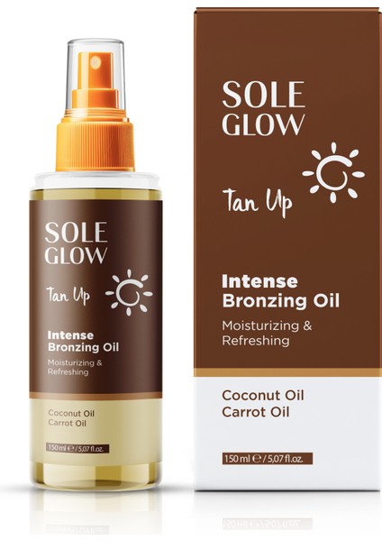Intense Bronzing Oil 150ML | Yoğun Bronzlaştırıcı Yağ | Nemlendirici & Canlandırıcı
