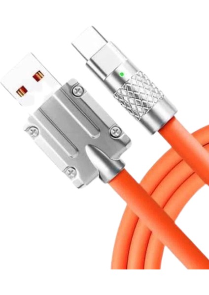 3 In 1 Süper Hızlı Şarj Kablosu Android ve Ios Uyumlu Silikon Şarj Kablosu