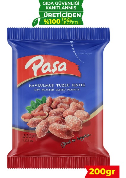 Kavrulmuş Tuzlu Yer Fıstığı 200 gr
