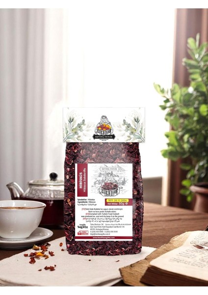 Hibisküs, Bamya Çiçeği, Mekke Gülü, Nar Çiçeği, Hibiscus Sabdariffa 50gr