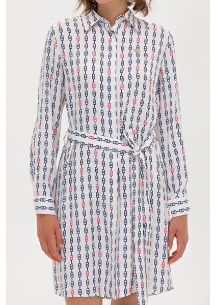 Kadın Beyaz Elbise (Dokuma) 50269607-VR013