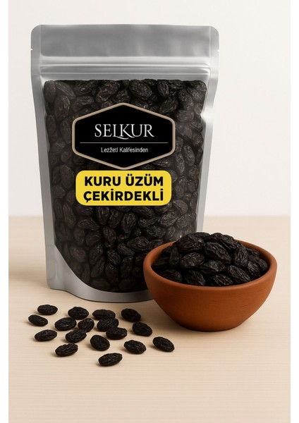 Kuru Üzüm 500gr (Çekirdekli)