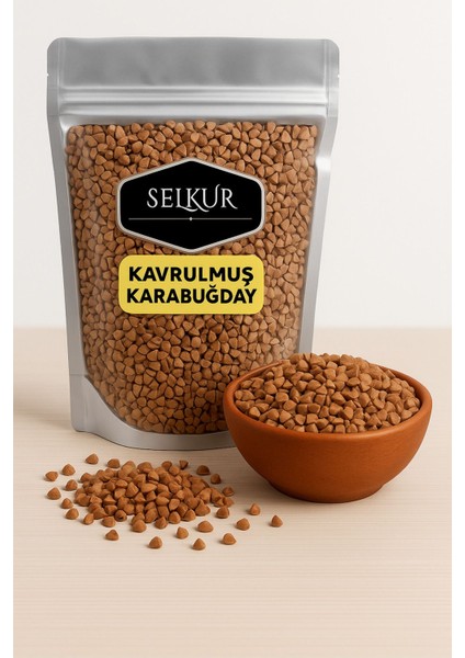 Kavrulmuş Karabuğday 1kg Tane-Glutensiz