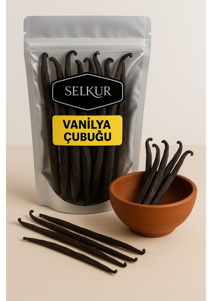Vanilya Çubuğu 10 Adet (Vakumlu Ambalaj)