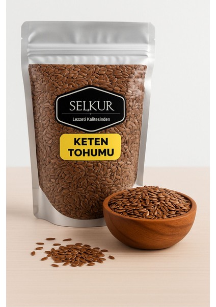 Keten Tohumu 100gr (Tane, Elenmiş, Katkısız )