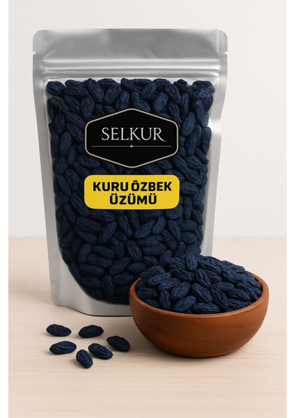 Kuru Üzüm 200gr (Özbek Üzümü-Çekirdeksiz-Gölgede Kurutulmuş)