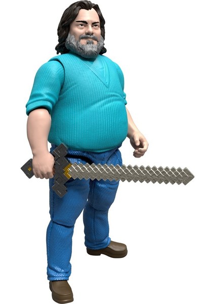 Minecraft Movie Steve 12,5 cm Figür ve Aksesuarlar – Mattel Lisanslı