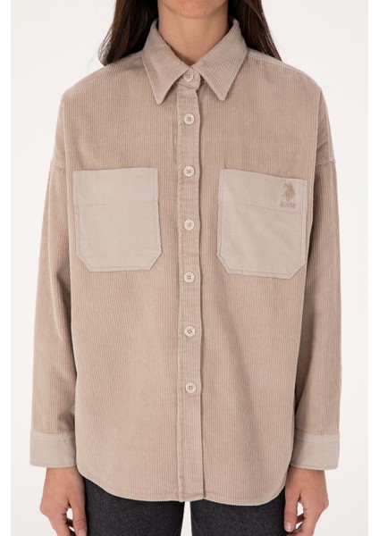 Kadın Taş Gömlek Desenli 50290001-VR049