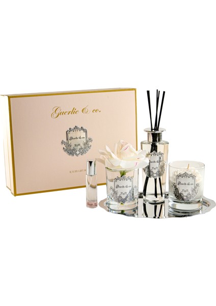 Guerlieandco. Luxury Silver Set Krem Gül