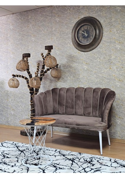 Beyaz Metal 2li Papatya Çay Seti Koltuk Balkon Koltuk Ofis Koltugu modelleri