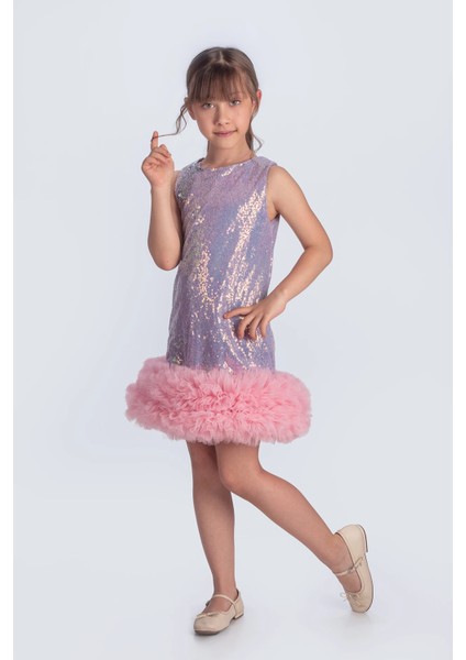 Pul Payet Ipestos Tütü Kız Çocuk Abiye Elbise Özel Günler İçin Slim Kalıp fiyatları