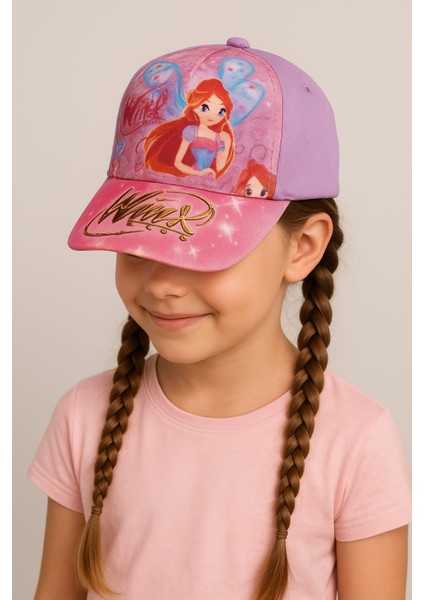 Winx Baskılı Kız Çocuk Şapka