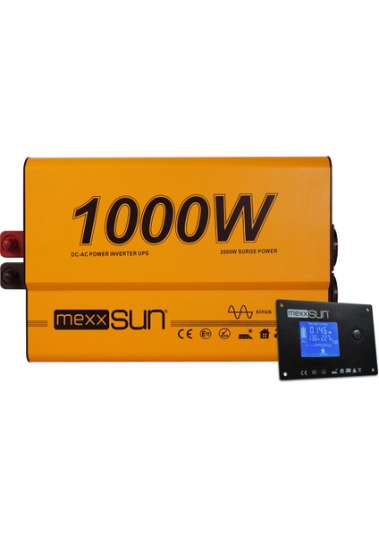 1000W 12V (Remote Ekran) Tam Sinus Ups Inverter fiyatları