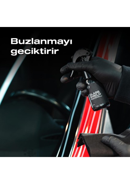 Glasshield Nano Yağmur Kaydırıcı-Cam Yüzey Seramik Kaplama Spreyi-2 Yıl Dayanım-50ml-Su İtici