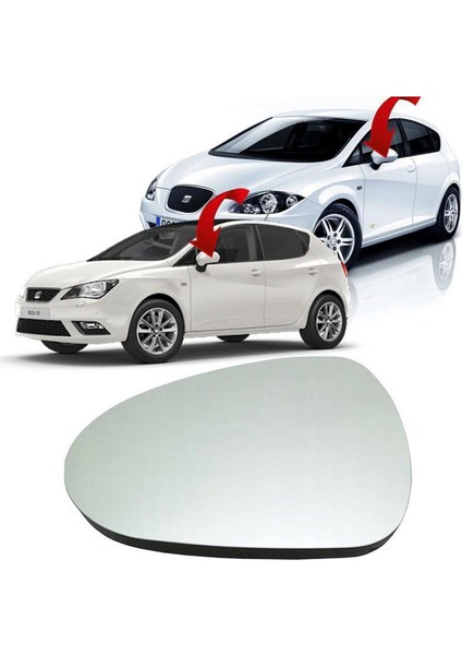 ayna Camı Vw Leon 2005-2012 IBIZA Iv 2008- Sol
