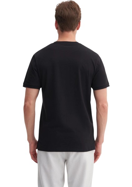 Bisiklet Yaka Regular Fit Pamuklu Tişört 4114 fırsatları