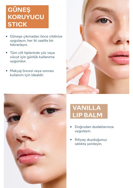 Güneş Koruyucu Sun Stick Ve Lip Balm Favori İkilisi fiyatları
