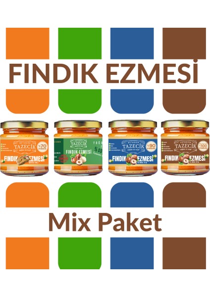 Fındık Ezmesi Mix Paket
