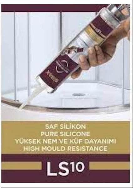 Akvaryum Silikonu 280 ml Şeffaf + Plastik Silikon Tabancası Set