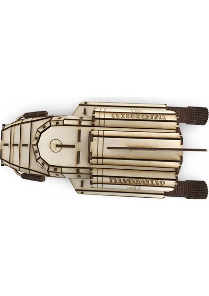 Thunderbird 4 Ahşap Su Altı Aracı Maketi - Ahşap Denizaltı Modeli - 212 Parça Dıy Set fırsatları
