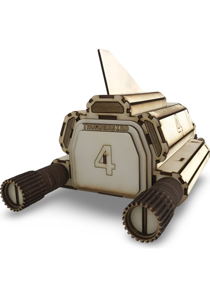 Thunderbird 4 Ahşap Su Altı Aracı Maketi - Ahşap Denizaltı Modeli - 212 Parça Dıy Set indirimleri
