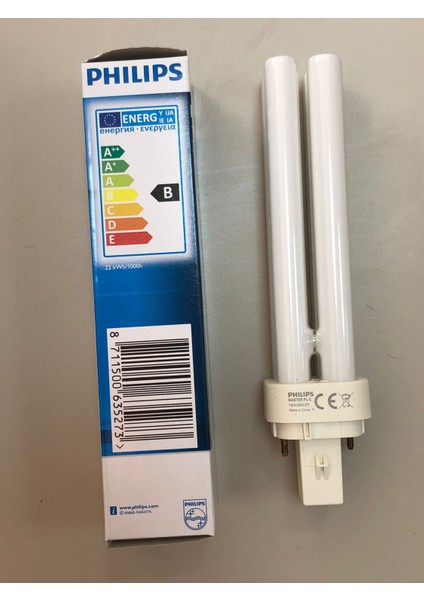 5 Adet Phılıps Plc 18W /865 2p Lamba 1200 Lümen 6500 Kelvin Beyaz