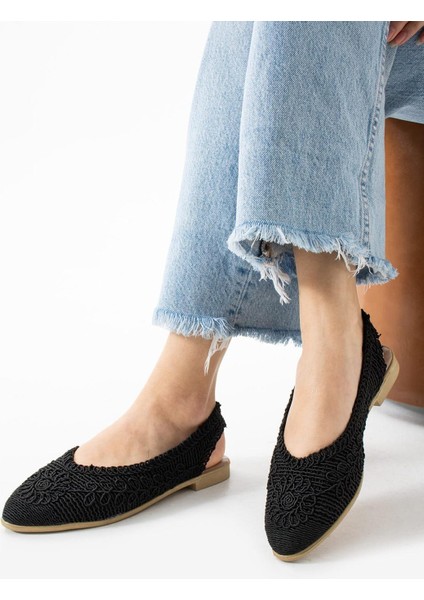 Kadın Yazlık Arka Açık Babet Nefes Alabilen Örgü Hasır Ayakkabı modelleri