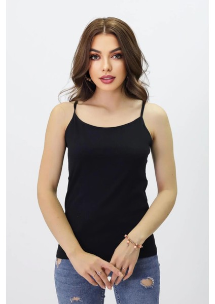 Kadın Ip Askılı Pamuklu Lüx Kalite Atlet