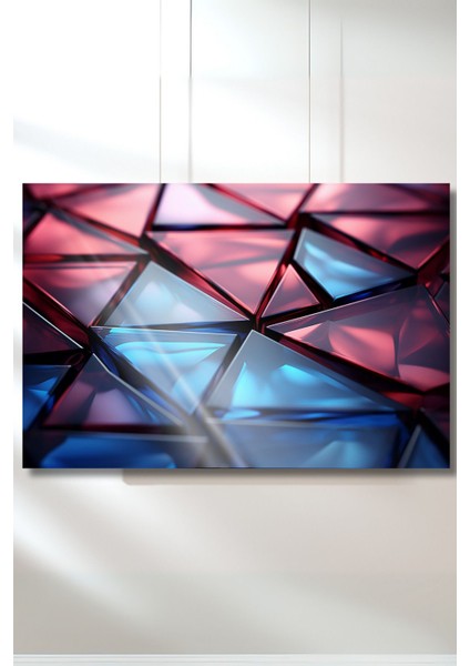Geometrik Desen Cam Tablo
