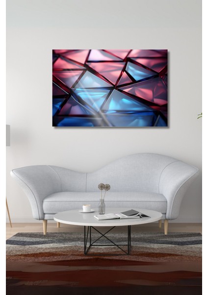 Geometrik Desen Cam Tablo