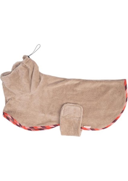 Bej Bogota Köpek Bornozu-Köpek Kurulama Havlusu- Kedi Köpek Kıyafeti indirimleri