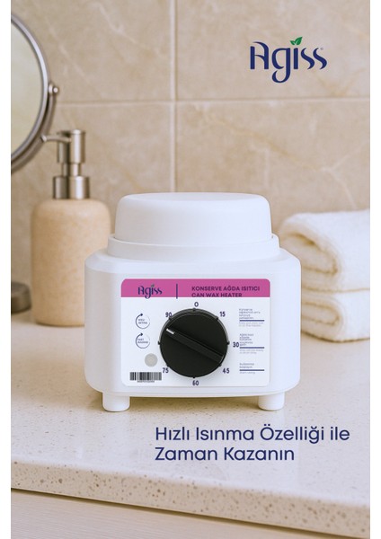 Sir Ağda Makinesi + 2 Adet Hassas Ciltler Için Boncuk Soyulabilir Inci El Ağda + Spatula Seti