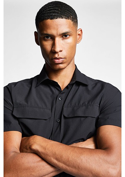 Erkek Outdoor Kısa Kollu Gömlek 25Y-1064 fırsatları