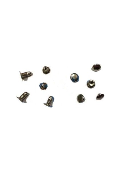 Rivet Perçin - 6mm, Nikel, 1000 Adet