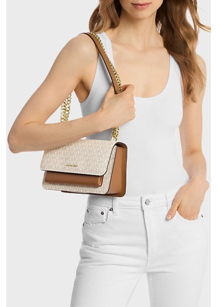 Logo Baskılı Ayarlanabilir Zincir Askılı Çanta 30R5GC7L3B149 Bayan Çanta 30R5GC7L3B 149 fiyatları