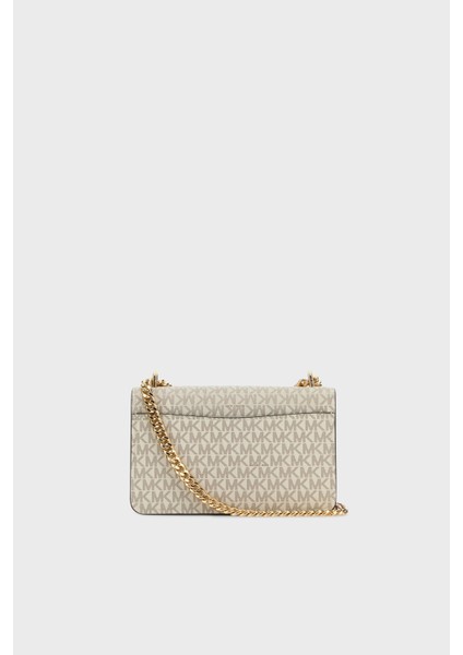 Logo Baskılı Ayarlanabilir Zincir Askılı Çanta 30R5GC7L3B149 Bayan Çanta 30R5GC7L3B 149 fırsatları