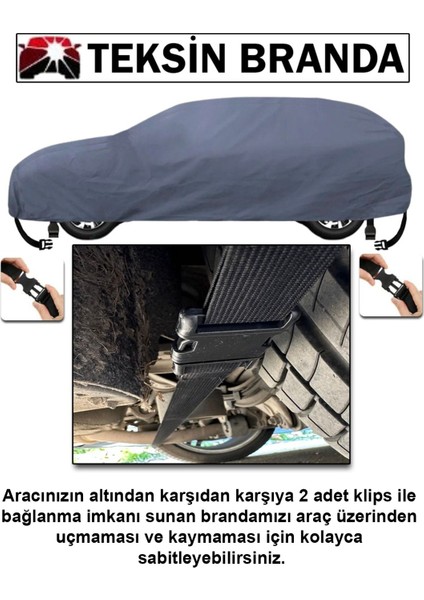 Mazda Cx 60 Oto Branda Su Geçirmez Miflonlu Araba Brandası Klipsli Araba Çadırı