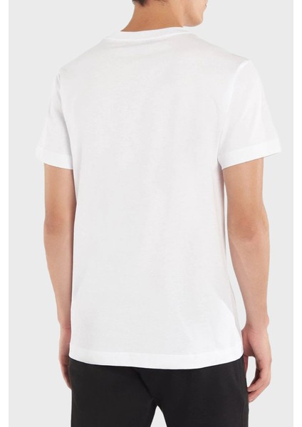 Logolu Pamuklu Regular Fit Bisiklet Yaka T Shirt Erkek T Shirt IRU0007 modelleri