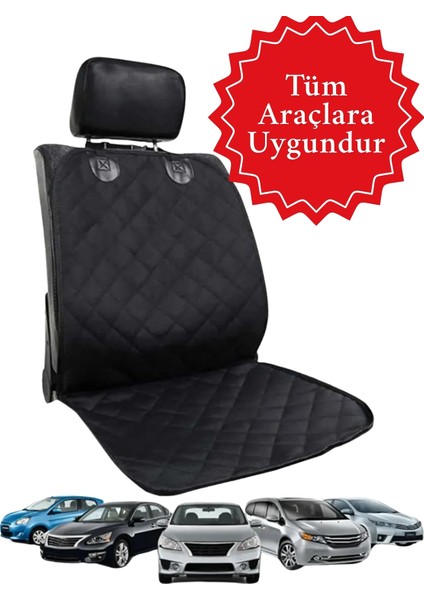 2’li Sıvı Geçirmez Oto Ön Koltuk Koruyucu Kılıf Seti 55X130 cm Araba Araç Evcil Hayvan Koltuk Örtüsü
