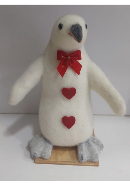 Beyaz Büyük Yılbaşı Noel Kış Yeni Yıl Penguen 1 Adet