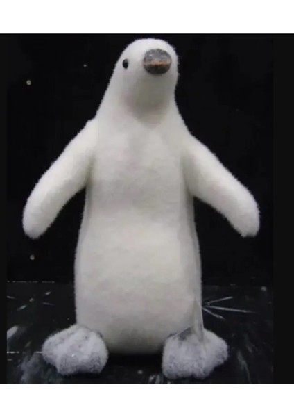 Beyaz Büyük Yılbaşı Noel Kış Yeni Yıl Penguen 1 Adet modelleri