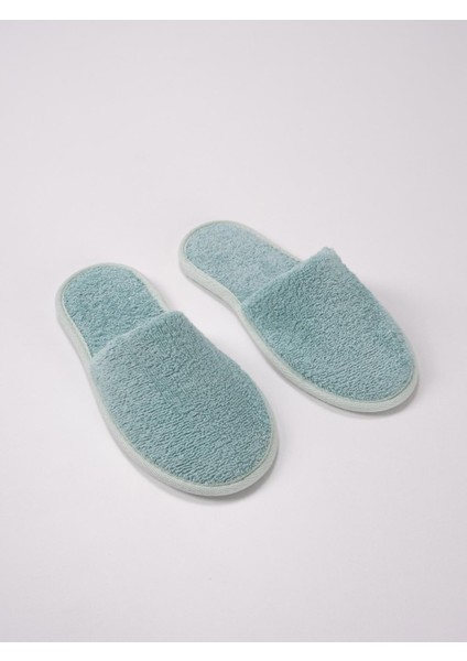 CozySteps Banyo Ve Ev Terliği – %100 Pamuk Havlu Kaymaz İnce Taban , Yüksek Su Emicilik